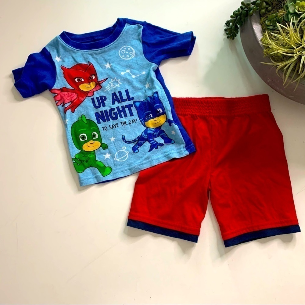 Pj Mask Toddler T-shirt and casual short set 3T boys casual